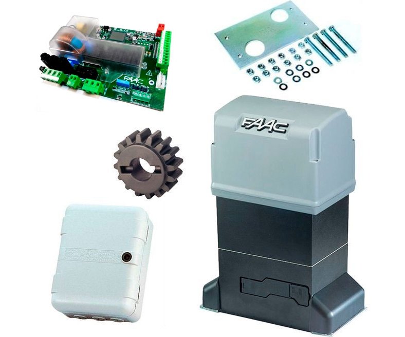 FAAC 844 R 3PH шестерня Z20 KIT комплект для откатных ворот до 1000 кг