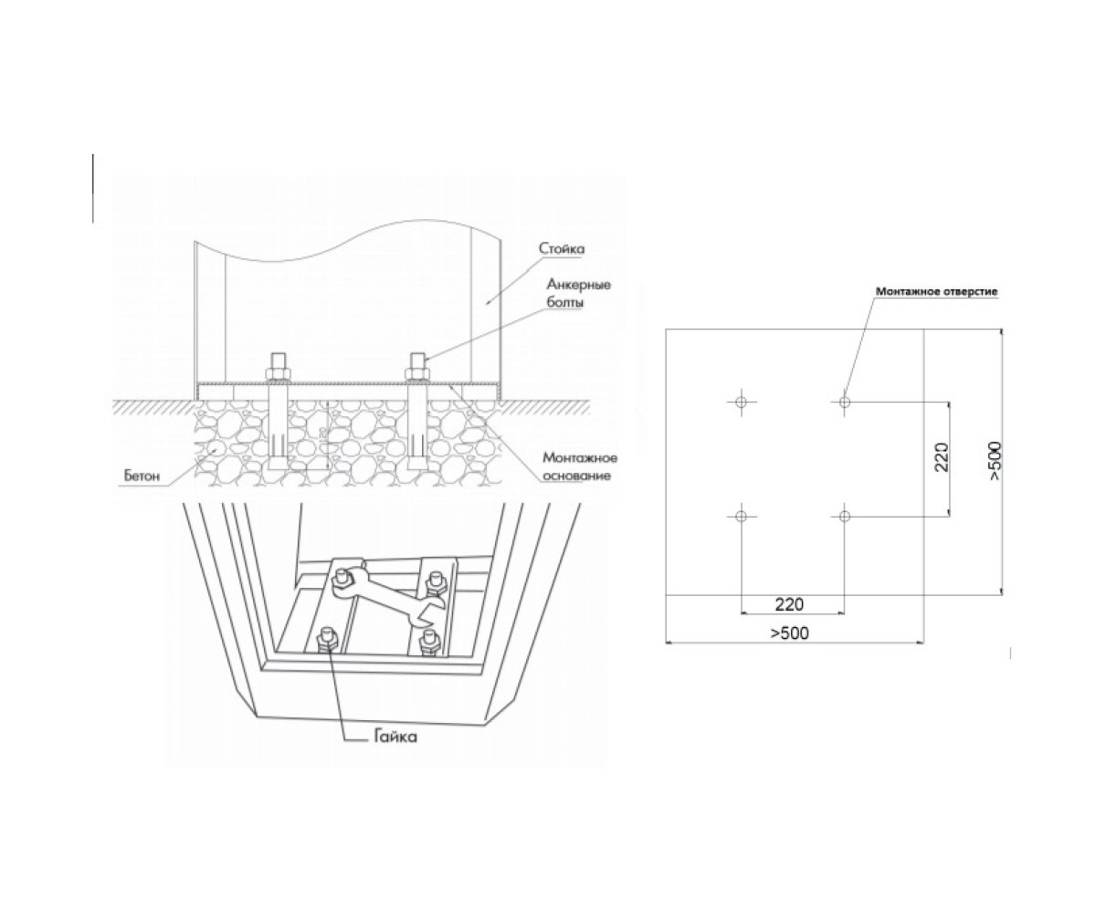 DoorHan TOLL-4000KIT комплект скоростного шлагбаума со стрелой 4 метра и фотоэлементами