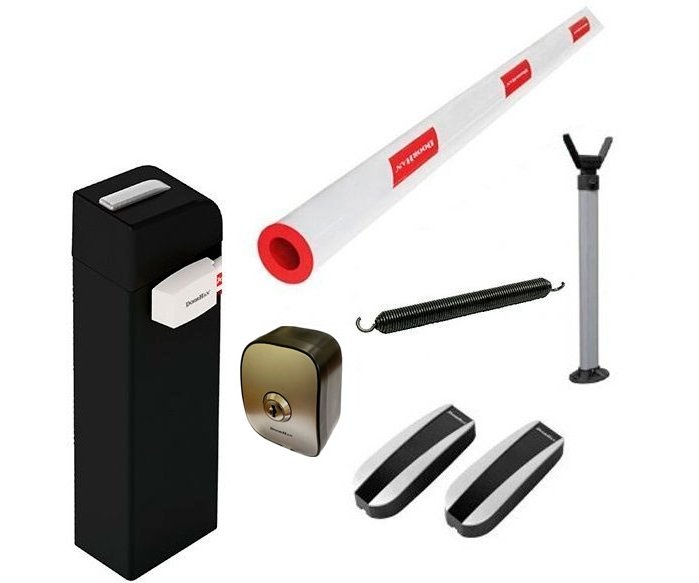 DoorHan BR-PRO5000RKIT комплект шлагбауму круглая стрела 5 м с фотоэлементами