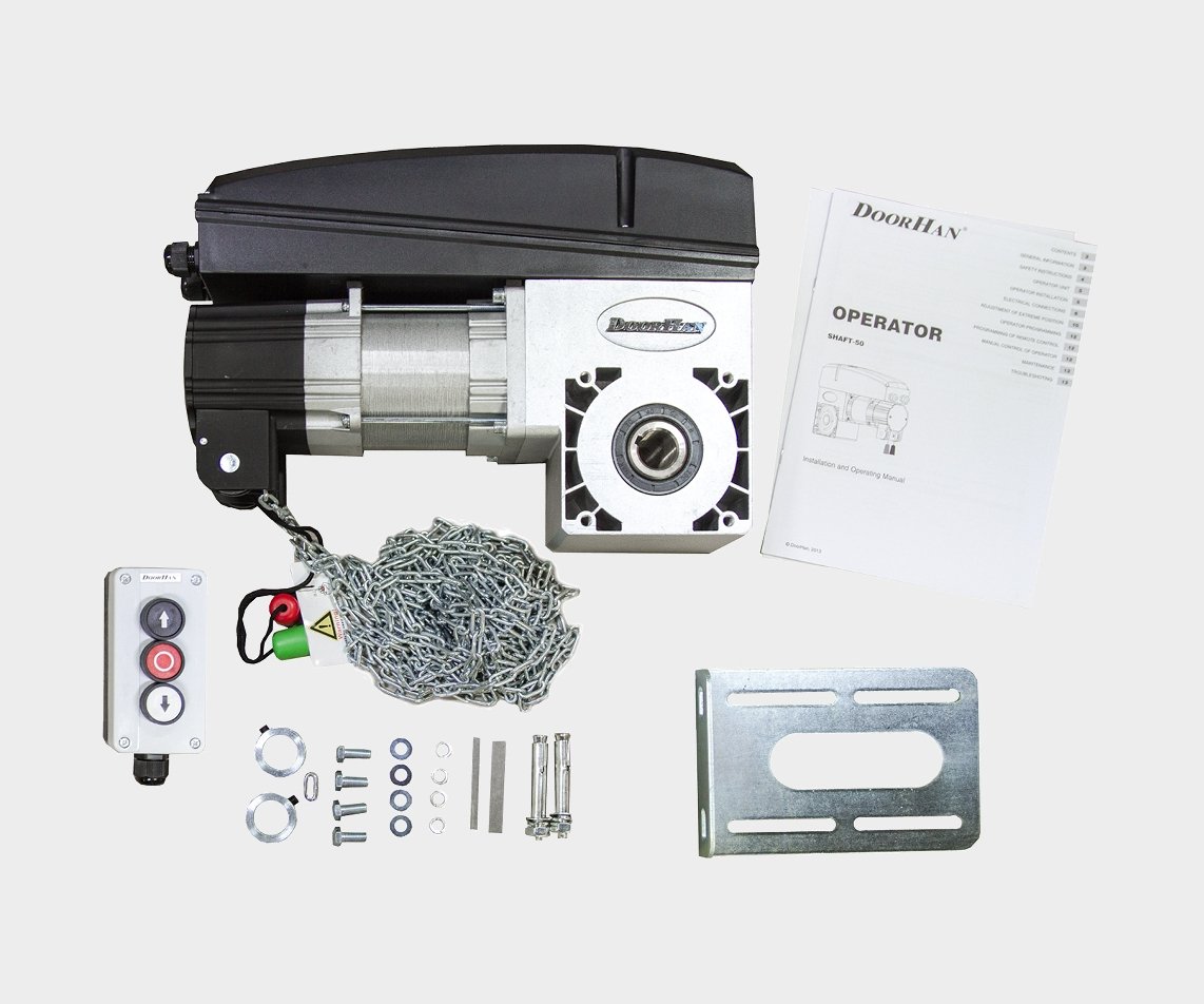 DoorHan Shaft-150KIT комплект привода для секционных ворот площадью до 25 кв.м