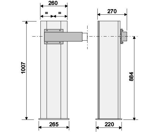 CAME Gard 4000 шлагбаум автоматический 4 м