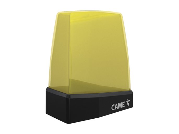 Светодиодная сигнальная лампа с желтым плафоном, электропитание 24/230 В CAME KRX1FXSY