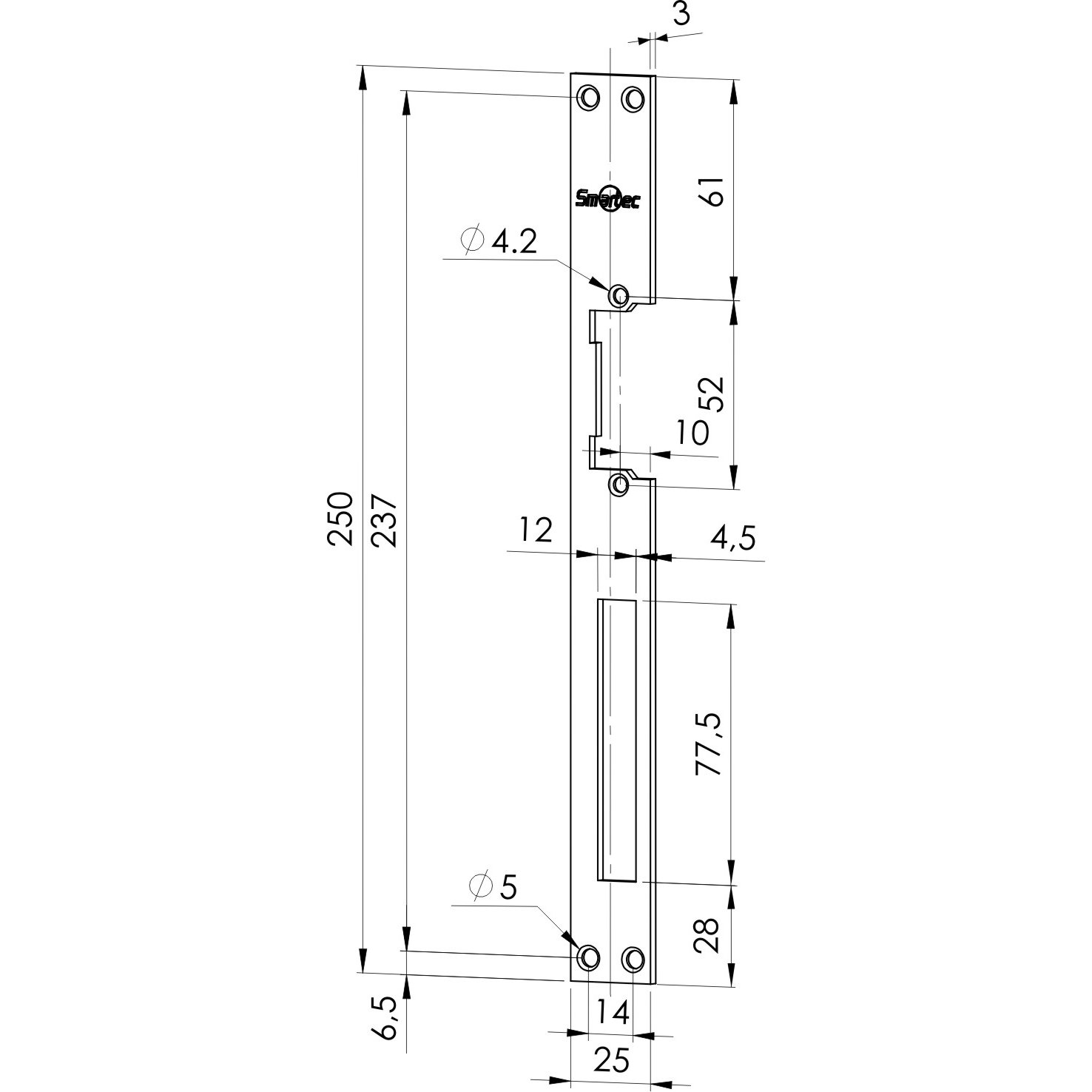 Smartec ST-SL112SP планка