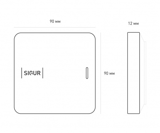 Sigur MR100 lite считыватель по картам