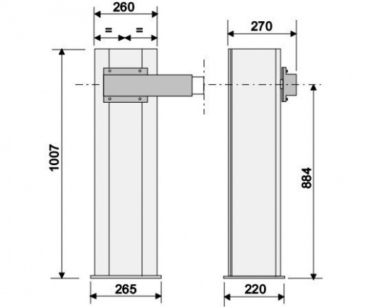 CAME Gard 4000 шлагбаум автоматический 4 м