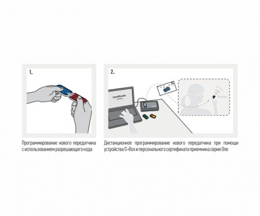NICE INTI2L пульт-брелок 2 канальный